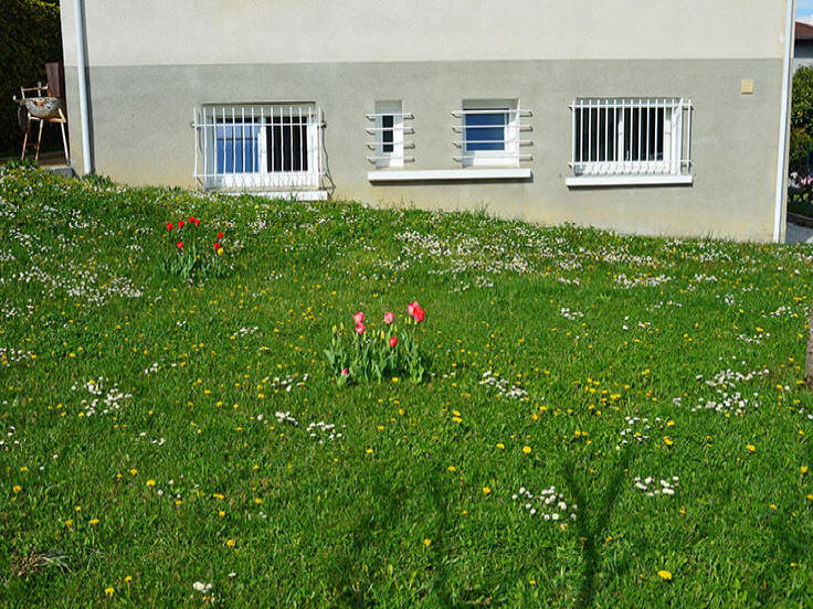 Vue extrieure du studio meubl pour 1  2 personnes chez l'habitant,  Saint-Ismier, valle du Grsivaudan, prs de Grenoble